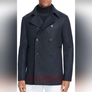John Varvatos Men's Peacoat Coat Large/50